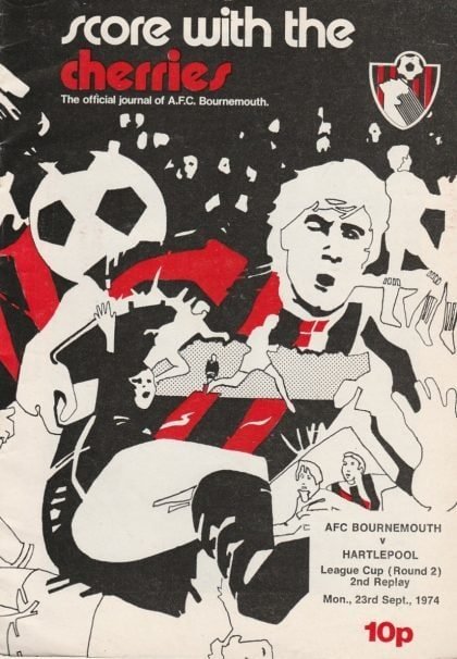 AFC Bournemouth v Hartlepool United 23-Sep-1974