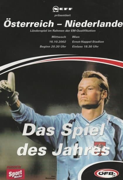 Austria v Holland 16-Oct-2002