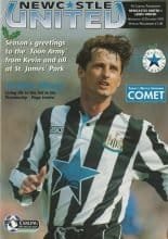 Newcastle United v Leeds United 22-Dec-1993