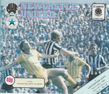 Newcastle United v Leicester City 20-Mar-1985
