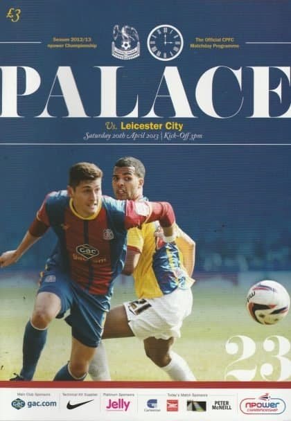 Crystal Palace v Leicester City 20-Apr-2013