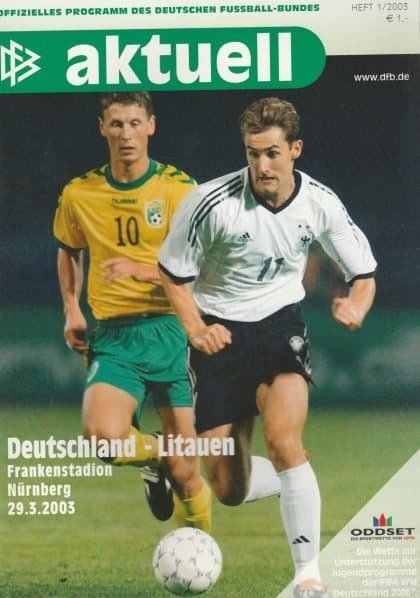 Germany v Lithuania 26-Mar-2003