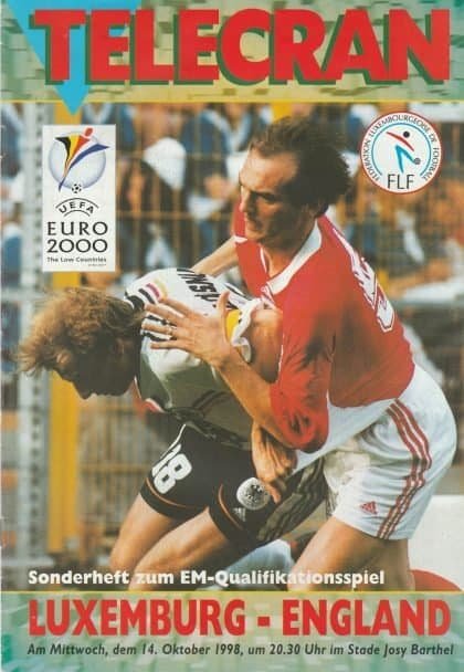 Luxembourg v England 14-Oct-1998