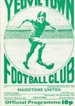 Yeovil Town v Maidstone United   06-Nov-1976