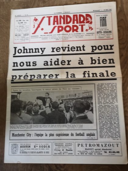 Standard Liege v Manchester City 22-May-1967