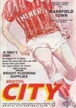 Bristol City v Mansfield Town 31-Mar-1990