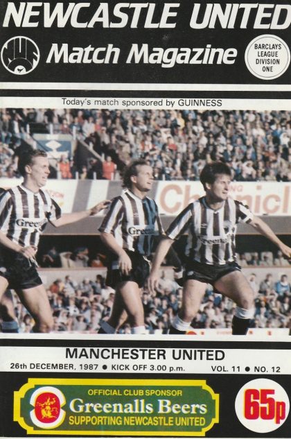 Newcastle United v Manchester United  26-Dec-1987