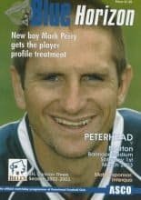 Peterhead v Greenock Morton 01-Mar-2003