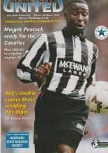 Newcastle United v Norwich City 29-Mar-1994