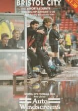 Bristol City v Notts County 20-Sep-1994