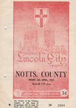 Lincoln City v Notts County 06-Apr-1962
