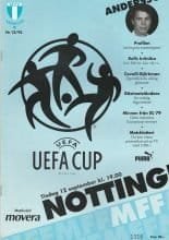 Malmo v Nottingham Forest 12-Sep-1995
