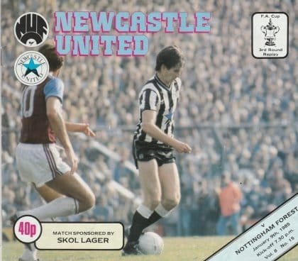 Newcastle United v Nottingham Forest 09-Jan-1985