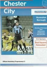 Chester City v Nuneaton Borough 27-Aug-2001