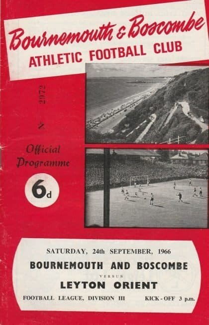 AFC Bournemouth v Leyton Orient 24-Sep-1966