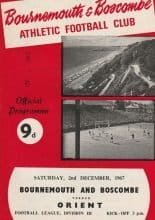 AFC Bournemouth v Leyton Orient 02-Dec-1967