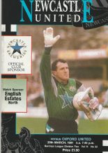 Newcastle United v Oxford United 20-Mar-1991