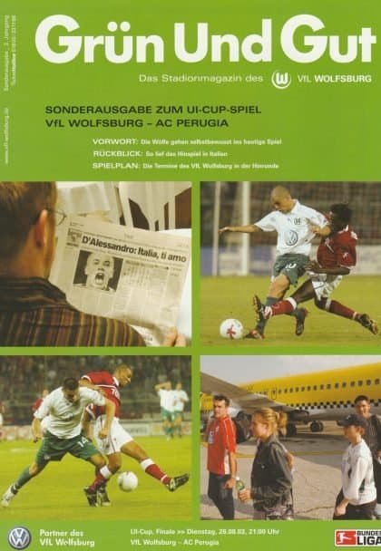 Wolfsburg v Perugia   26-Aug-2003