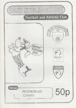 East Stirling v Peterhead  12-Apr-2003