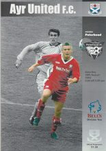 Ayr United v Peterhead  20-Aug-2005