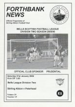 Stirling Albion v Peterhead  21-Jan-2006