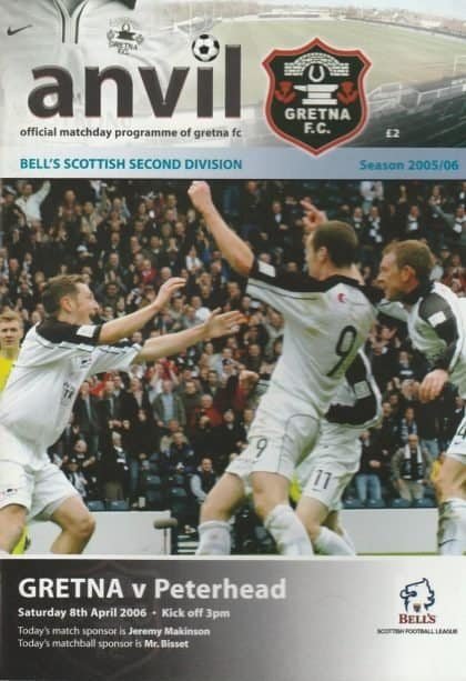 Gretna v Peterhead  08-Apr-2006