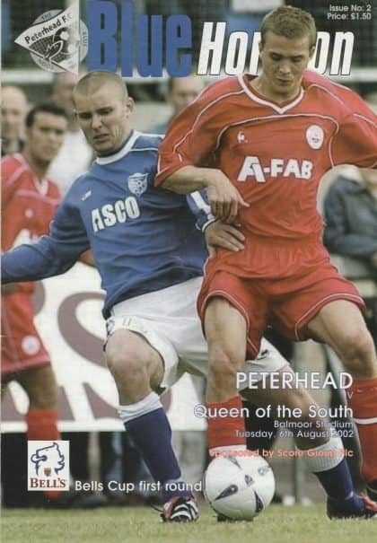 Peterhead v Queen of the South  06-Aug-2002