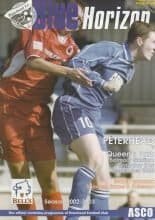 Peterhead v Queen's Park  21-Sep-2002