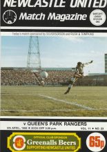 Newcastle United v Queens Park Rangers 09-Apr-1988