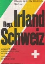 Switzerland v Republic of Ireland 21-May-1975