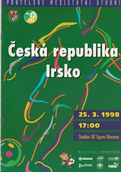 Czech Republic v Republic of Ireland 25-Mar-1998