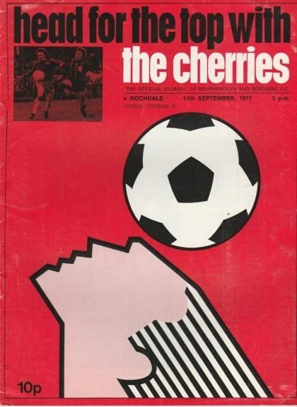 Bournemouth and Boscombe Athletic v Rochdale 11-Sep-1971