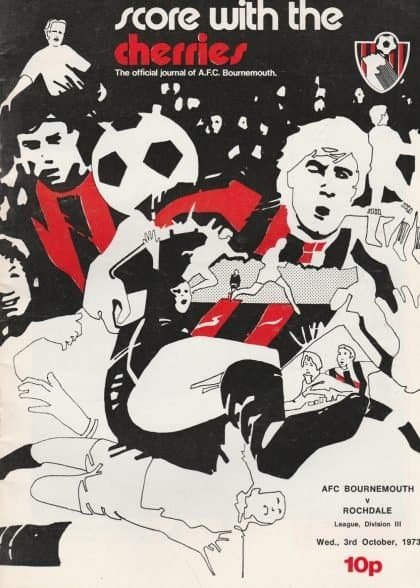AFC Bournemouth v Rochdale 03-Oct-1973
