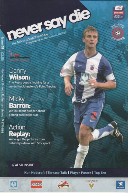 Hartlepool United v Rotherham United 17-Oct-2006