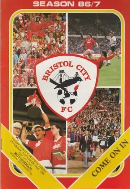 Bristol City v Rotherham United 22-Nov-1986
