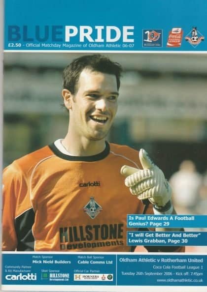 Oldham Athletic v Rotherham United 26-Sep-2006
