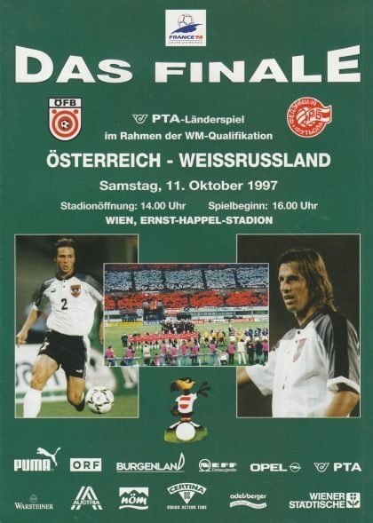 Austria v Russia  11-Oct-1997