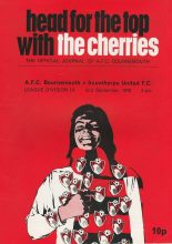 AFC Bournemouth v Scunthorpe United 02-Sep-1972