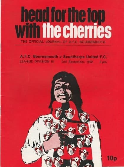 AFC Bournemouth v Scunthorpe United 02-Sep-1972