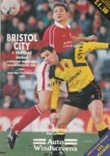 Bristol City v Sheffield United 21-Jan-1995