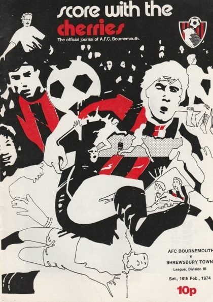 AFC Bournemouth v Shrewsbury Town 16-Feb-1974