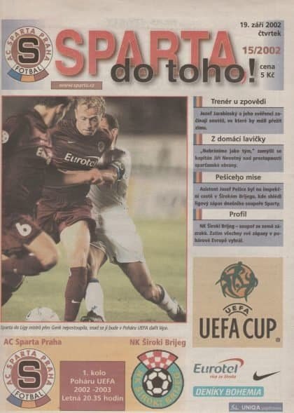 Sparta Prague v Široki Brijeg 19-Sep-2002