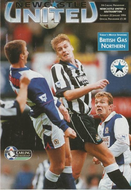 Newcastle United v Southampton  22-Jan-1994