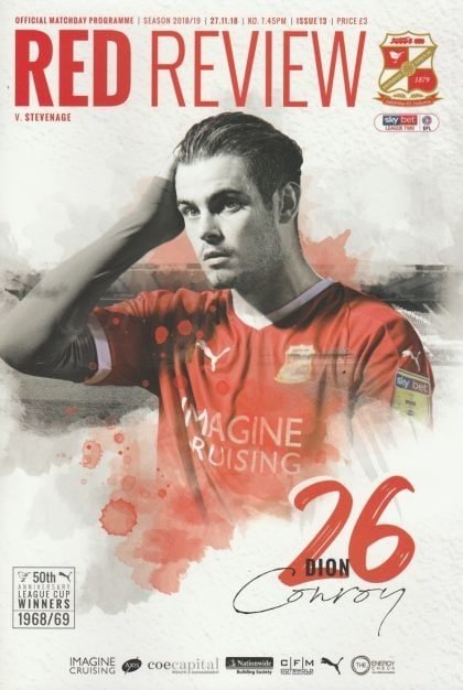 Swindon Town v Stevenage  27-Nov-2018