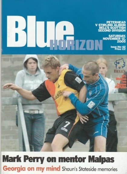 Peterhead v Stirling Albion 12-Nov-2005