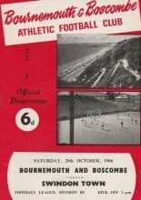 Bournemouth and Boscombe Athletic v Torquay United 01-Oct-1966