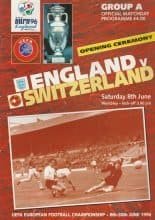 England v Switzerland  08-Jun-1996