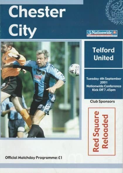 Chester City v Telford United 04-Sep-2001