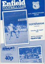 Enfield v Tottenham Hotspur 04-Aug-1984