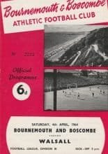 AFC Bournemouth v Walsall  04-Apr-1964